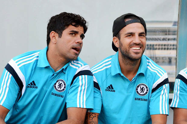 Fabregas and Costa have played major roles in Chelsea's title bid. 